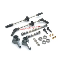 WPL C24 Upgrades Metal Upgrade Front and Rear Axle left