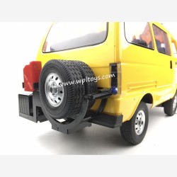 WPL D42 RC Car Parts Spare tire carrier with dual tires and fuel tank