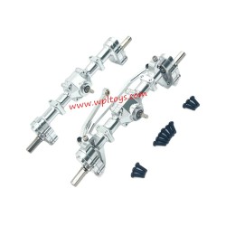 WPL C34 Upgrade Parts Front and Rear Axles silver