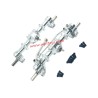 WPL C34 Upgrade Parts Front and Rear Axles silver