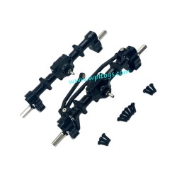 WPL C34 Upgrade Parts Front and Rear Axles black