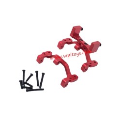 WPL C34 Upgrade Parts On-Bridge Servo Tie Rod Holder red
