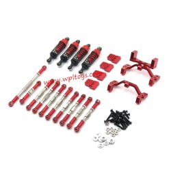 WPL C34 Upgrade Parts Metal Kits red