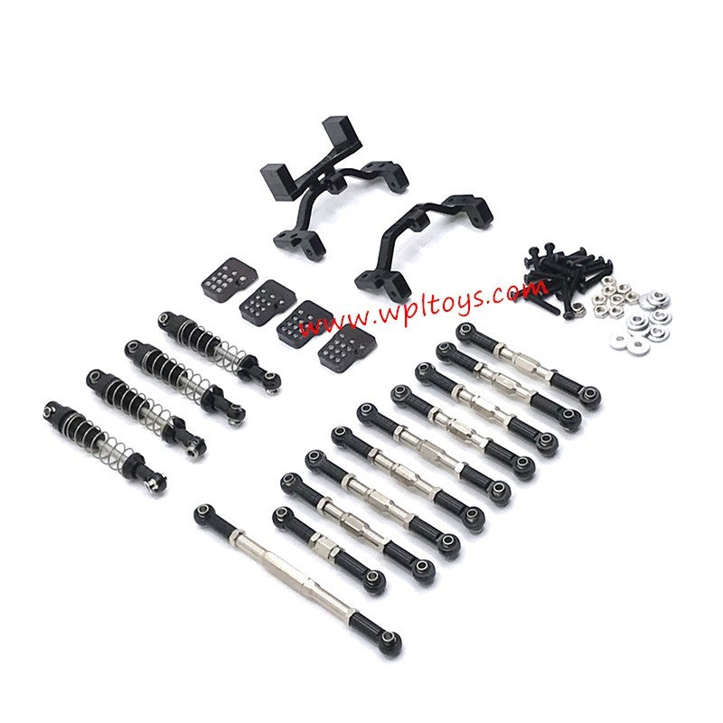 WPL C34 Upgrade Parts Metal Assemblies black