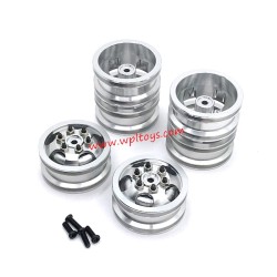 WPL C34 Upgrade Parts Metal Wheel Hub silver