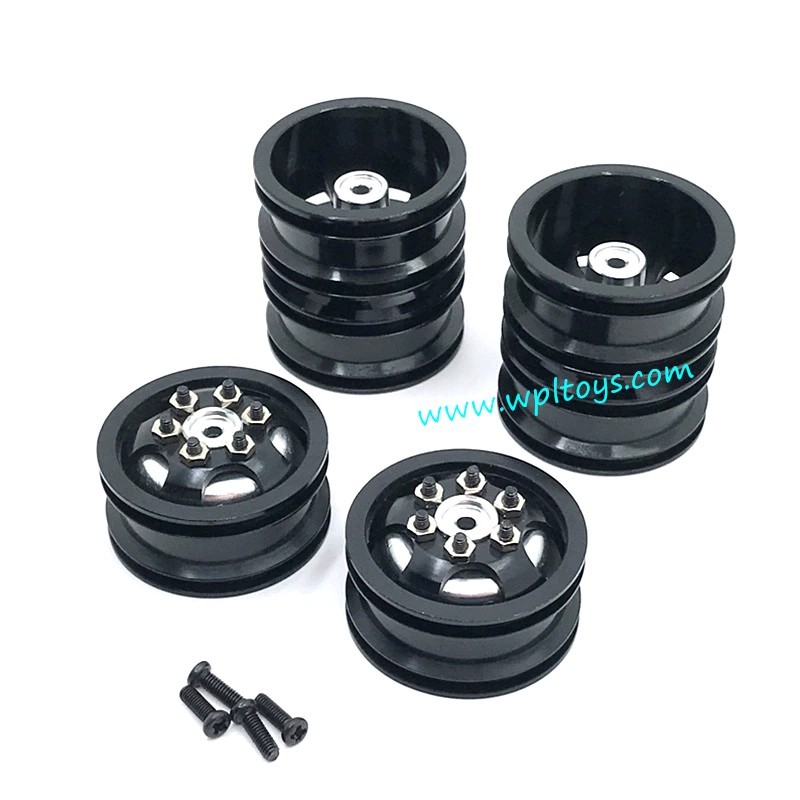 WPL C34 Upgrade Parts Metal Wheel Hub black