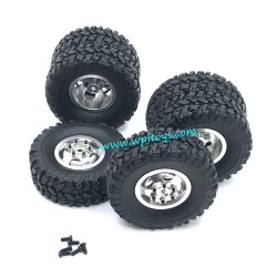 WPL C34 Upgrade Parts Metal Wheel silver