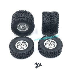 WPL C34 Upgrade Parts Metal Wheel silver