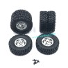 WPL C34 Upgrade Parts Metal Wheel silver