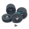 WPL C44 Upgrade Parts Metal Wheel Kit black