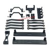 WPL C64 Upgrade Parts Foot Pedal Tie Rod Shock Mount Servo Mount Set black