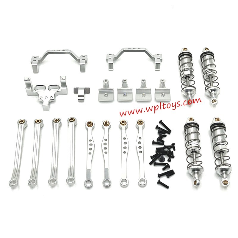 WPL C64 Upgrade Parts Tie Rods, Shock Mount, Tiller Tie Rod Holder, Shock Absorber