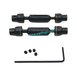 WPL C64 Upgrade Parts Metal Upgrade Front and Rear Driveshafts black