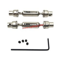 WPL C64 Upgrade Parts Metal Upgrade Front and Rear Driveshafts silver