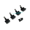 WPL C64 Upgrade Parts Metal Front and Rear Shock Mount Black