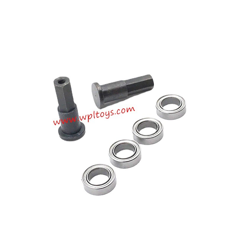 WPL D12 Upgrade Parts Front Axle Cup, Bearings Black