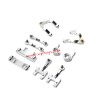 WPL D12 Upgrade Parts Swing Arm Kit silver