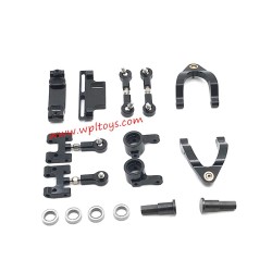 WPL D12 Upgrade Parts Swing Arm Steering Cup Kit black