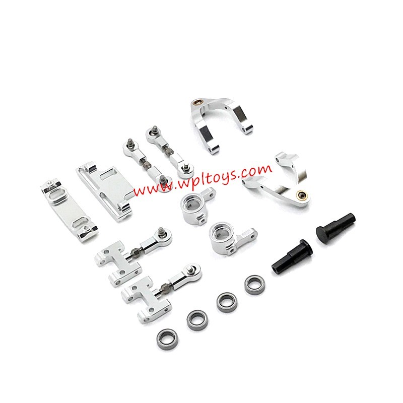WPL D12 Upgrade Parts Swing Arm Steering Cup Kit silver