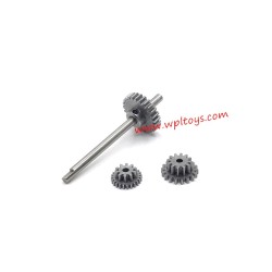 WPL D14 RC Car Upgrade Parts Metal Wavebox Gears front