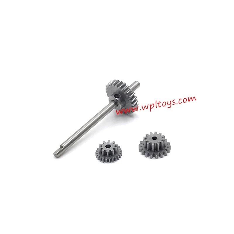 WPL D14 RC Car Upgrade Parts Metal Wavebox Gears front