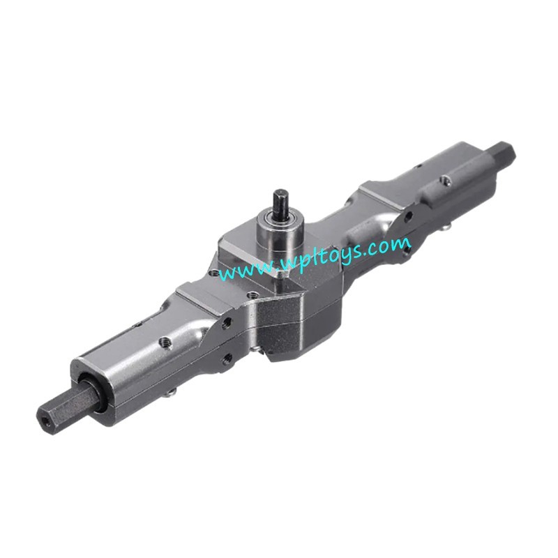 WPL D14 RC Car Upgrades Metal Rear Axle Assembly gray top
