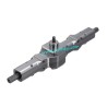 WPL D14 RC Car Upgrades Metal Rear Axle Assembly gray top