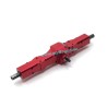 WPL D14 RC Car Upgrades Metal Rear Axle Assembly red left