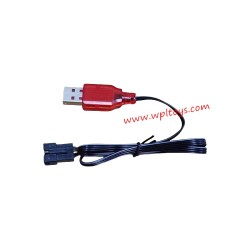 WPL C24 Parts 7.4V charging cable (red tip SM4P)