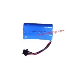 WPL C24 RC Car Parts 7.4V 500mah Battery (Single Wire 4P)