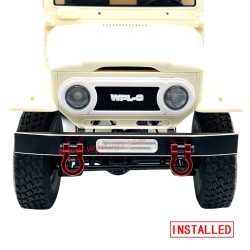 WPL C34 Upgrade Parts Metal Front Bumper installed zoom out