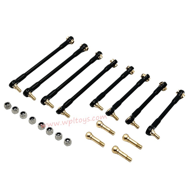 WPL C44 Upgrade Parts Chassis Tie Rods black