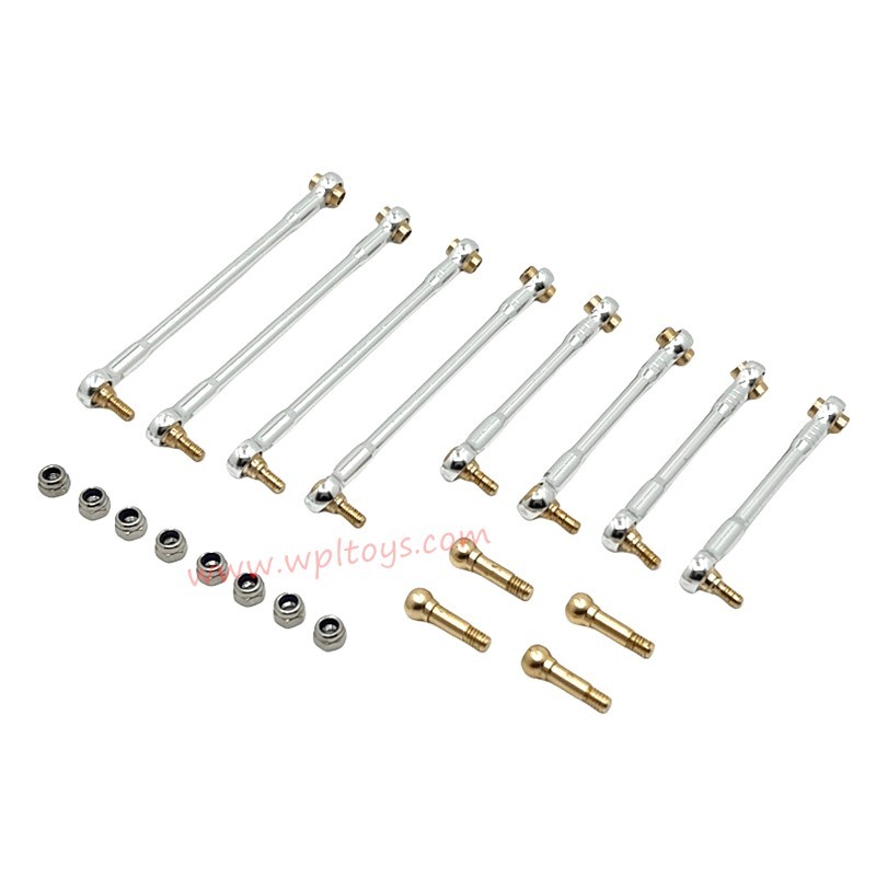 WPL C44 Upgrade Parts Chassis Tie Rods silver