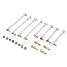 WPL C44 Upgrade Parts Chassis Tie Rods silver