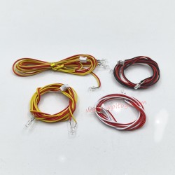 WPL D12 1/10 Drift RC Car Parts Linked Light Set (Turn Signals, Front Lights, Rear Lights)