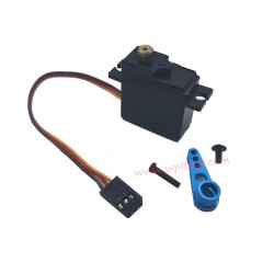 WPL D12 1/10 Drift RC Car Parts Upgraded Metal Gear Servo (with Metal Arm)