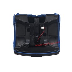 WPL D12 1/10 RC Car Parts Car Body with Stickers and Rearview Mirrors (New Version) inner