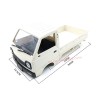 WPL D12 1/10 RC Car Parts Car Body with Stickers and Rearview Mirrors (New Version) size