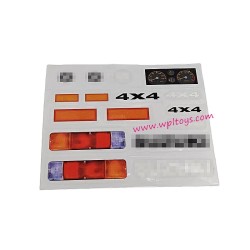 WPL C74 1/10 RC Car Parts Sticker