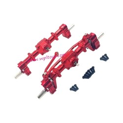 WPL C74 Upgrade Parts Front and Rear Door Bridge red