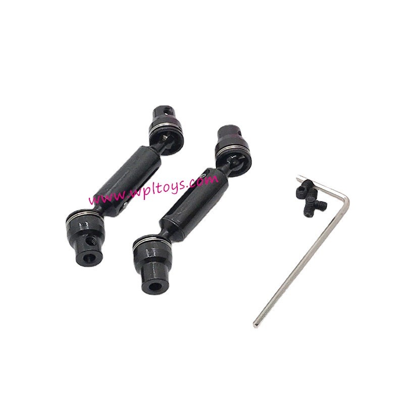 WPL C74 Upgrade Parts Front and Rear Driveshaft Black WPL C74 Upgrade Parts Front and Rear Driveshaft Black