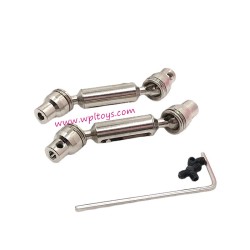 WPL C74 Upgrades Front and Rear Driveshaft Silver
