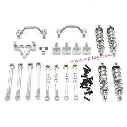WPL C74-1 Upgrade Parts Shocks Metal kit Silver