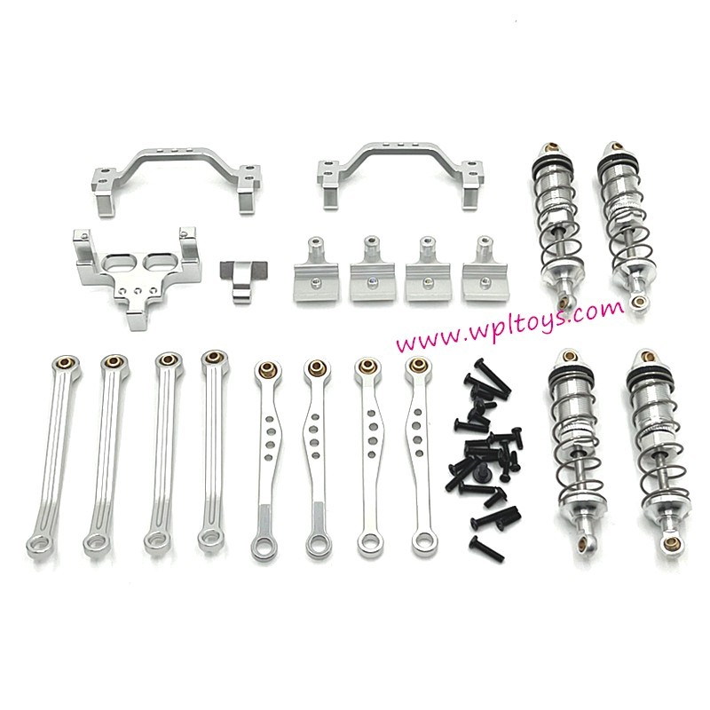 WPL C74-1 Upgrade Parts Shocks Metal kit Silver WPL C74-1 Upgrade Parts Shocks Metal kit Silver