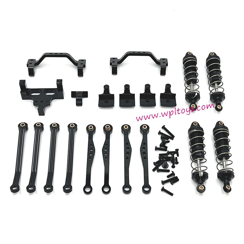 WPL C74-1 Upgrade Parts Shocks Metal kit black WPL C74-1 Upgrade Parts Shocks Metal kit black