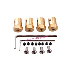 WPL D12 Upgrade Parts 6mm to 12mm Copper Splicer