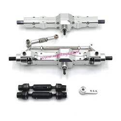 WPL C74 Upgrade Parts Front and Rear Axle Assembly Drive Shaft silver