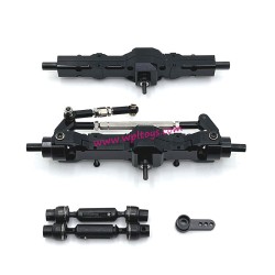 WPL C74 Upgrade Parts Front and Rear Axle Assembly Drive Shaft black
