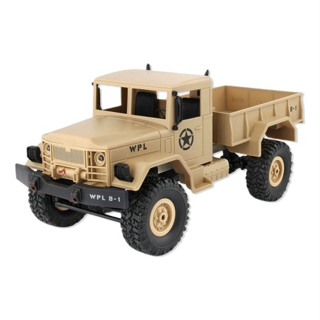 WPL B14 1/16 Military RC Truck yellow