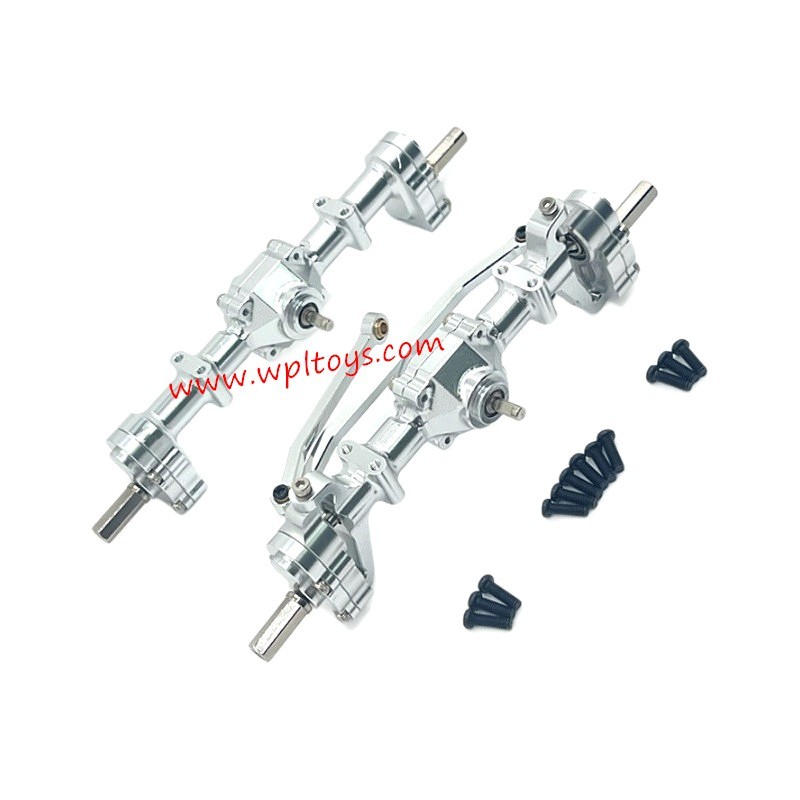 WPL B14 Parts Front and Rear Axles Silver WPL B14 Parts Front and Rear Axles Silver